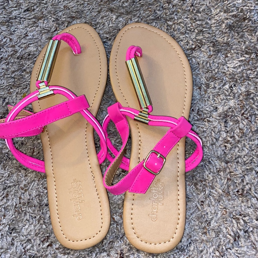 Pink sandals